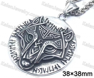 wolf pendant KJP128-0158