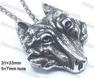 wolf pendant KJP128-0162