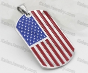 USA flag pendant KJP100-1028