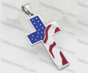 USA flag pendant KJP100-1029