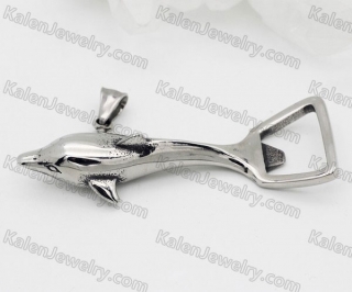dolphin corkscrew pendant KJP106-0490