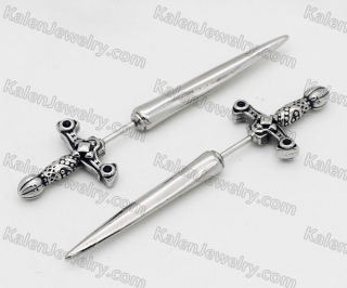 sword ear studs KJE69-0331