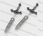 sword ear studs KJE69-0335