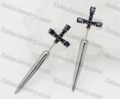 sword ear studs KJE69-0341