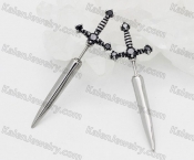 sword ear studs KJE69-0345