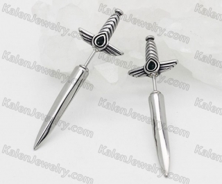 sword ear studs KJE69-0347