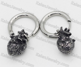 heart ear studs KJE69-0352