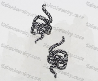 octopus tentacles ear studs KJE69-0357