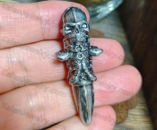 skull bullet with black painting KJPA00023