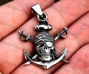 Pirate Skull pendant KJP118-0077