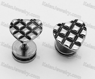 heart ear studs KJE01-0053