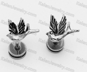 dove of peace ear studs KJE01-0061