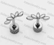 leaf ear studs KJE01-0065