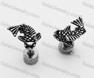 fish ear studs KJE01-0067