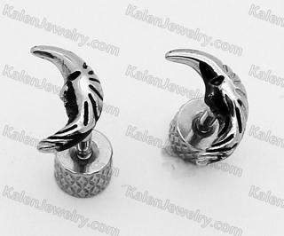 moon ear studs KJE01-0079