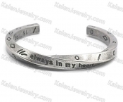 antique silver plating steel Bracelet KJBA000043