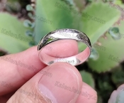 5mm 925 Sterling Silver band ring KJSR115-0100