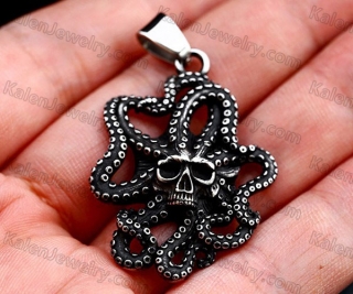 Skeleton Octopus pendant KJP118-0092