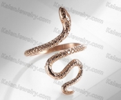 5# to 10# rose gold snake ring KJRA00045QF