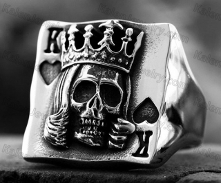 skull ring KJR118-0169