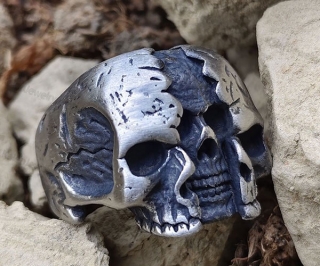 5# to 15# split face skull ring KJRA00056MR