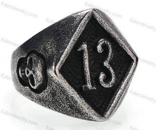 antique black 13 ring KJRA00060DGHT