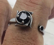 flower ring, rotates like a top KJR69-0128