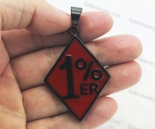 black&red 1%er pendant KJP115-0575