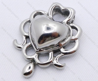 Stainless Steel Pendant Heart Shaped KJP170136