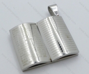 Stainless Steel Bible Pendant - KJP050144