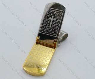 Stainless Steel Mobile Phone Pendant - KJP050204
