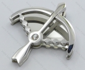 Stainless Steel Bow And Arrow Pendants - KJP050712