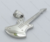 Stainless Steel Guitar Pendant - KJP050733