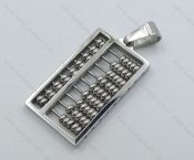 Stainless Steel Abacus Pendant - KJP050874
