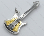 Gold Stainless Steel Guitar Pendants of Kalen Jewelry - KJP050916