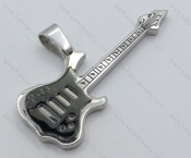 Black plated Stainless Steel Guitar Pendants of Kalen Jewelry - KJP050919