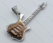 Wholesale Coffee Stainless Steel Guitar Pendants of Kalen Jewelry - KJP050922