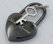 Stainless Steel Pendants of Lock And Key Jewelry