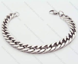 Silver Plated Stainless Steel Stamping Men's Bracelets of Kalen Jewelry - KJB200039