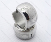Wholesale Stainless Steel Classical Cutting Earrings KJE050373