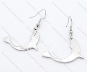 Stainless Steel Dolphin Earrings