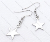 Stainless Steel Star Earrings