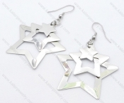Stainless Steel Stars Earrings Wholesale