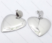 Stainless Steel Heart Earrings For Ladies
