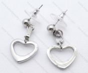 Stainless Steel Heart Earrings For Women