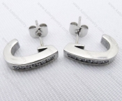 Stainless Steel Cutting Earrings