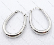 Silver Plated Extraordinary Stainless Steel Cartoon Earrings - KJE050105
