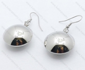 Special Silver Stainless Steel Cartoon UFO Earrings Wholesale - KJE050219