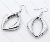 Stainless Steel Cartoon Square Frame Earrings Wholesale - KJE050239
