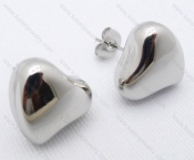 Wholesale Exotic Stainless Steel Cartoon Heart Earrings - KJE050307